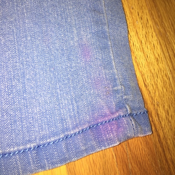 Jessica Simpson Cropped Blue Skinny Jeans - Picture 6 of 6